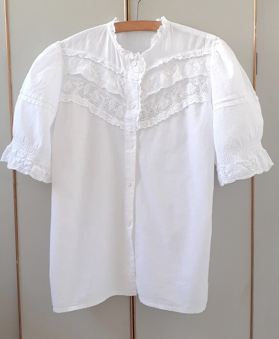 Cotton Frilly Blouse
