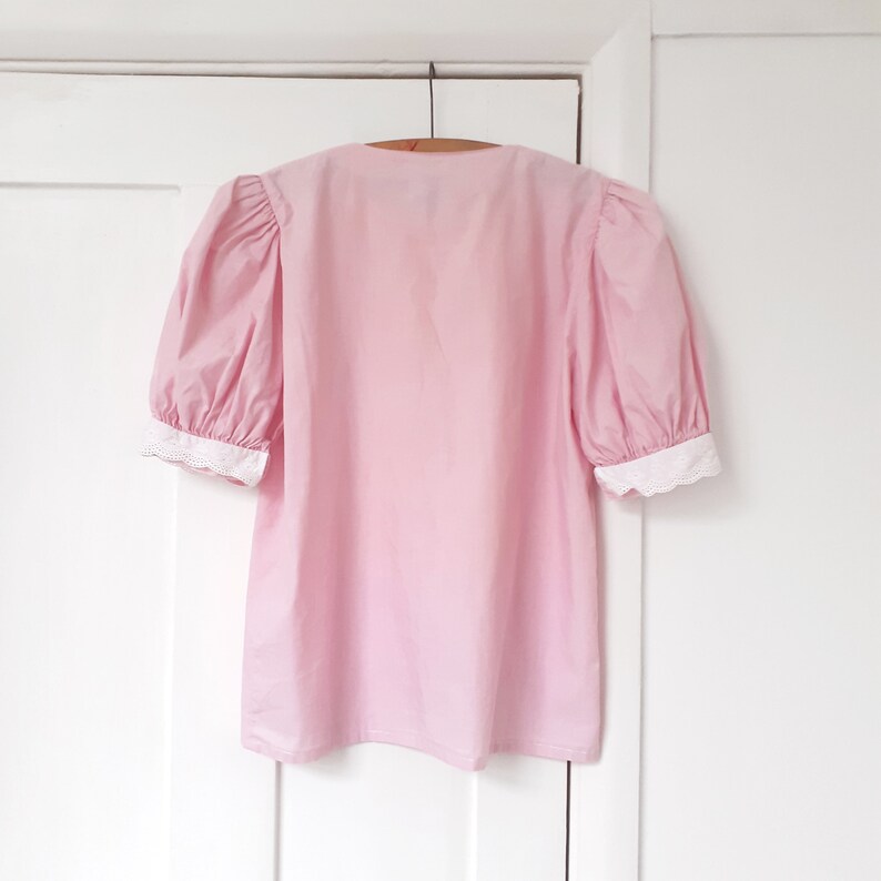 Pink Puff Short Sleeved Blouse