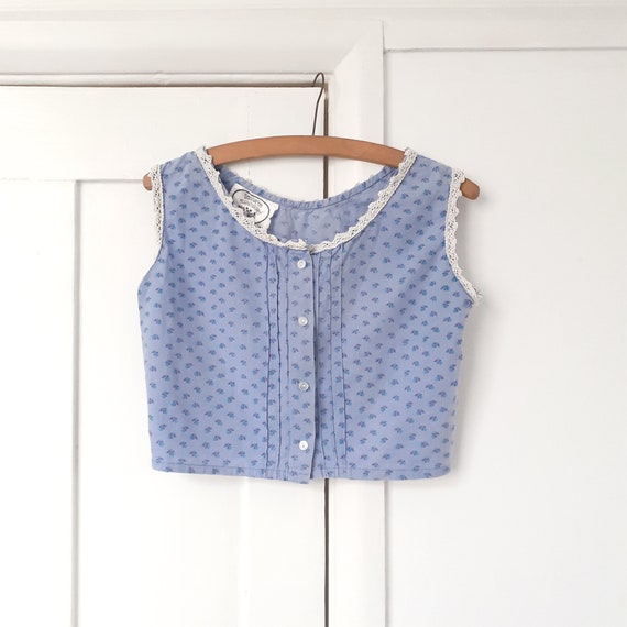 Laura Ashley 70s Floral Top