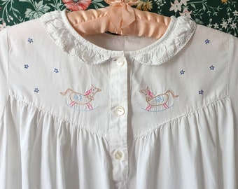 Embroidered Star Nightdress