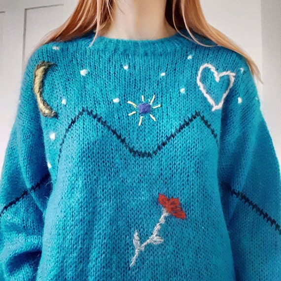 Turquoise Moon Jumper