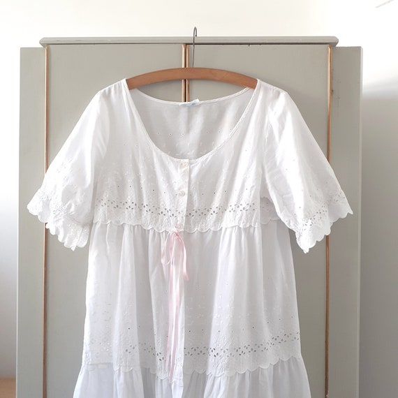 Broderie Anglaise Babydoll Robe