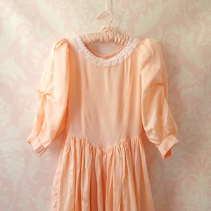 Peach Puff Dress