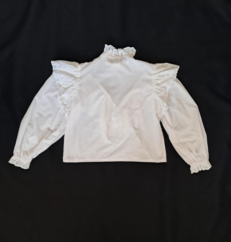 Broderie Anglaise Ruffle Blouse image 6