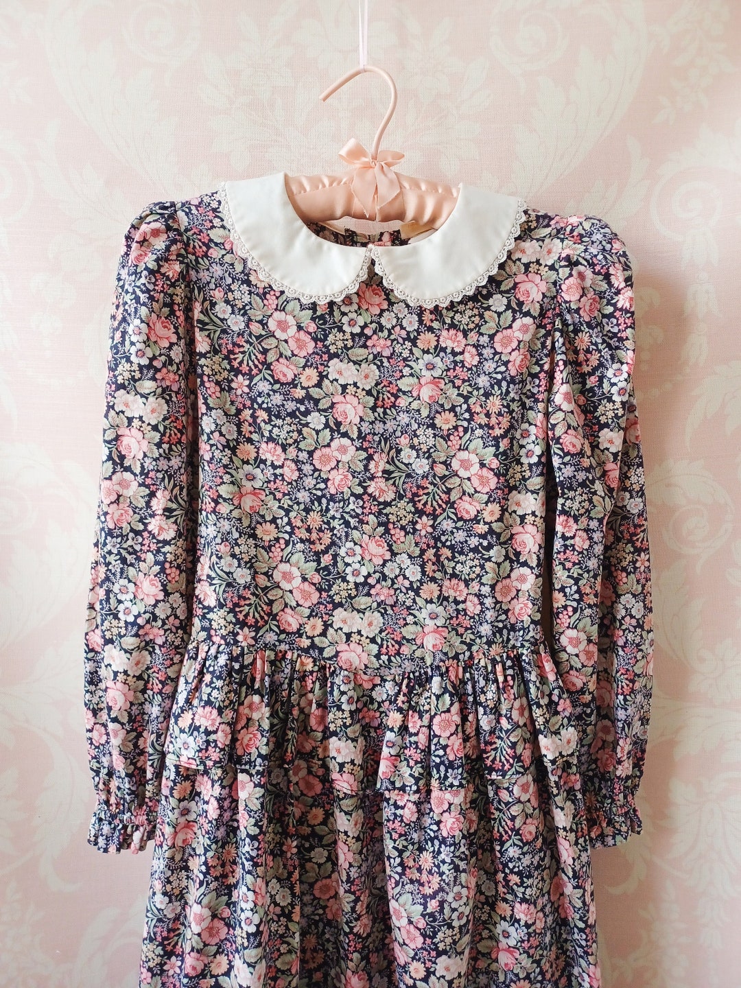 Organic Peter Pan Collar Party Dress