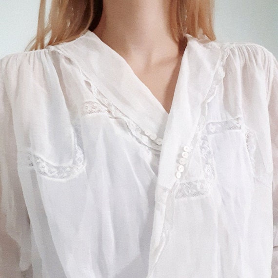 Antique Blouse with Sailor Collar