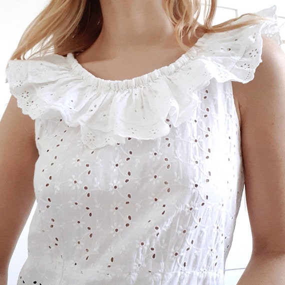 Broderie Anglaise Prairie Dress
