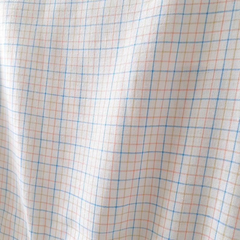 Simple Strappy 70s Check Dress