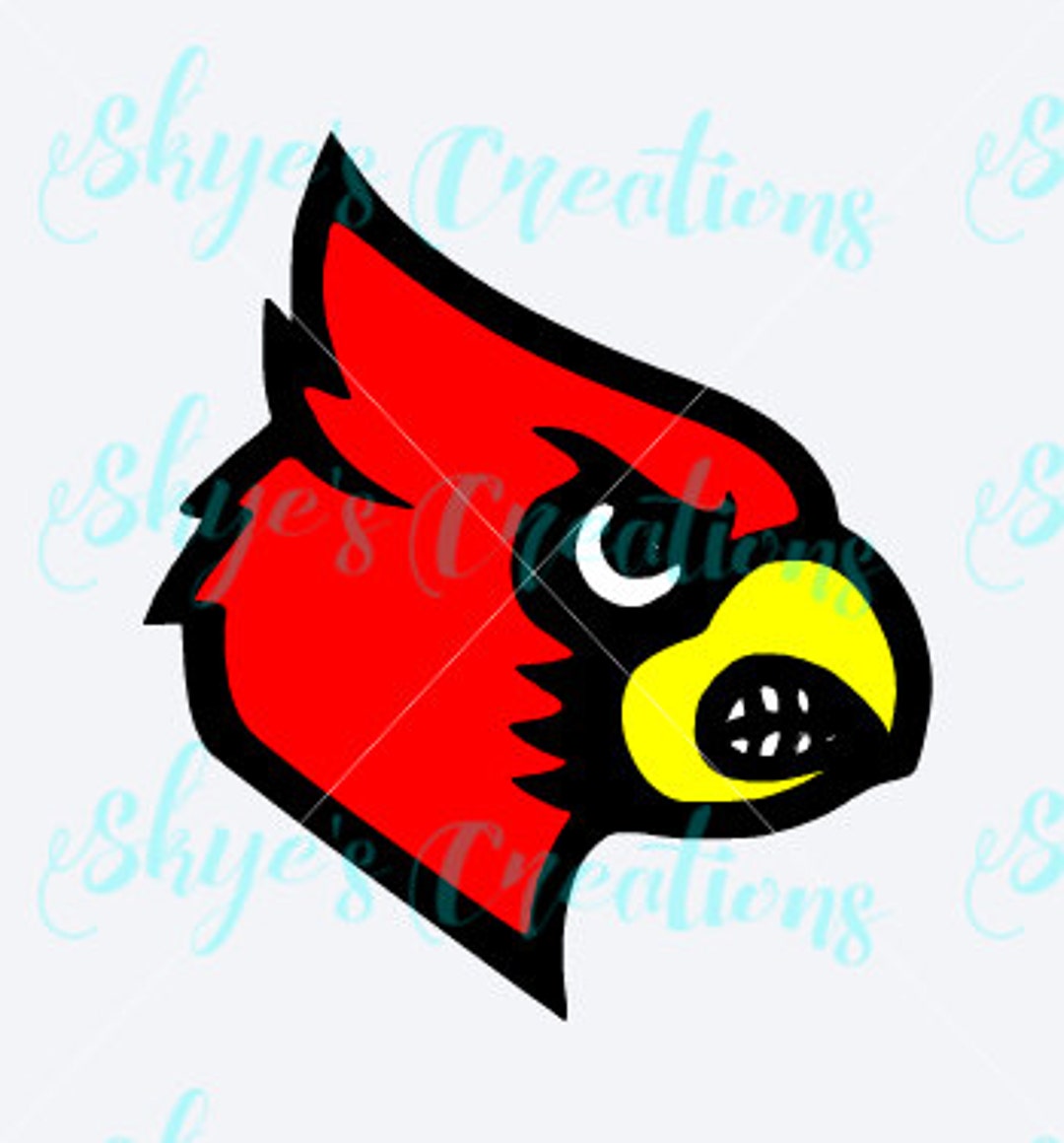 Uofl Cardinal Svg Cutting File, Louisville Cards Etsy