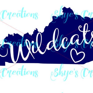 Kentuky Wildcats svg cutting files group
