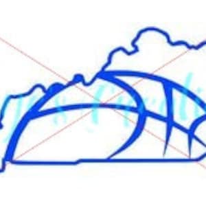 Koszykówka Kentucky, KY Basketball SVG