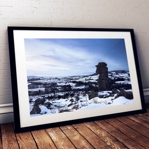 Dartmoor-afdrukken Bowermans Nose Landschapsfotografie en Devon-kunst Woondecoratie Cadeaus Wanddecoratie Kerst Fotocadeaus Natuurfoto's afbeelding 4