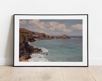 Cornish Seascape Prints | Mother Ivy's Bay wall art, Cornish RNLI Lifeboat Station - Home Decor Christmas Photo Gifts  Nature Pictures