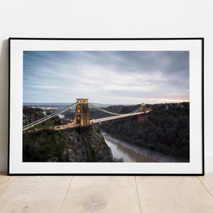 Clifton Suspension Bridge Print: Bristol Architecture Photography