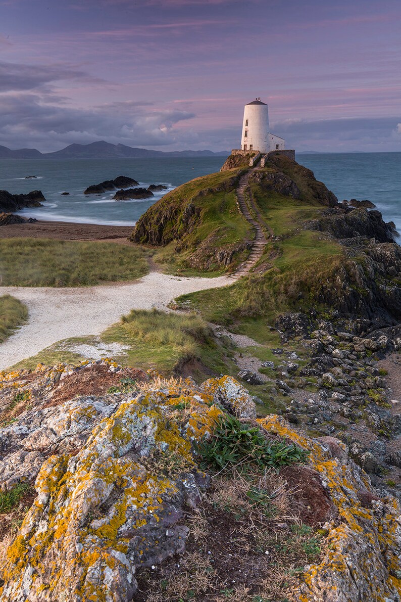 Print / Canvas Twr Mawr Lighthouse Photography Anglesey Wales | Etsy