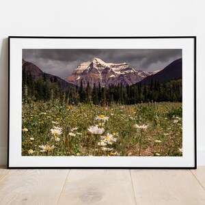 Mount Robson Mountain Photography | British Columbia Canadian Rockies Wall Art - Home Decor Gifts