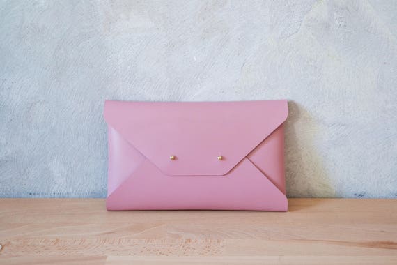 dusty pink clutch bag