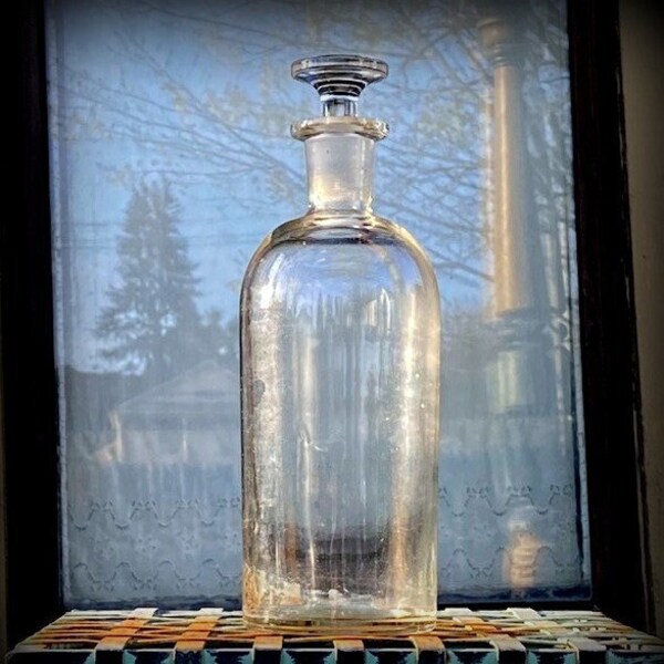 Large Glass Bottle Etsy