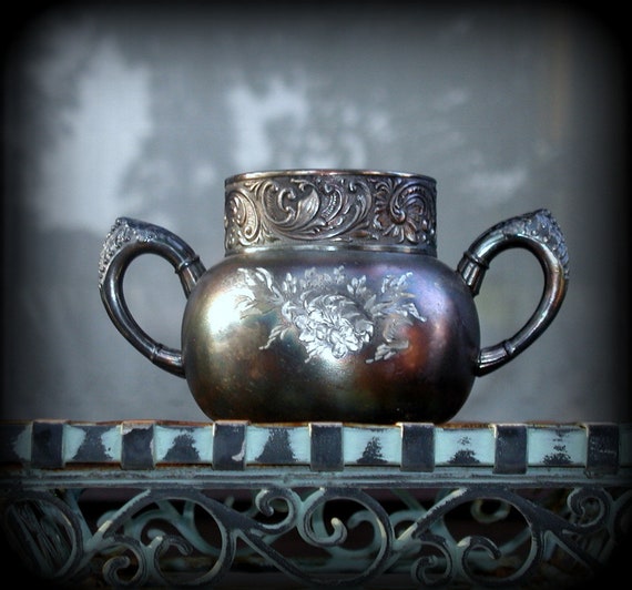 Victorian Quadruple Plate Silver Tea Set: Antique Benedict Mfg. Co