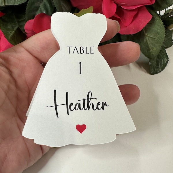 Bridal Shower Place Cards - Etsy