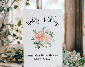 Wildflower Seed Packet, Baby in Bloom, Baby Shower Favor