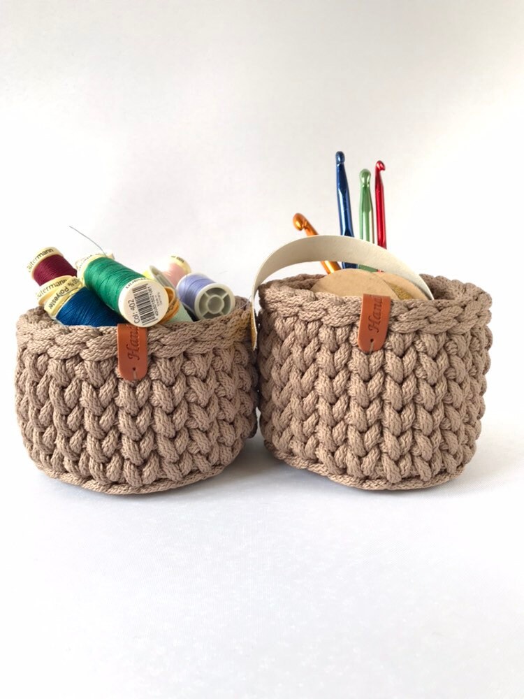 Cestas de almacenamiento pequeñas / Cesta de almacenamiento / | Etsy