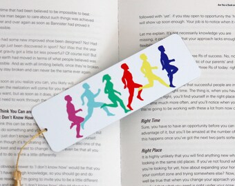 Runner Bookmark: Aluminum with Gold Tassel
