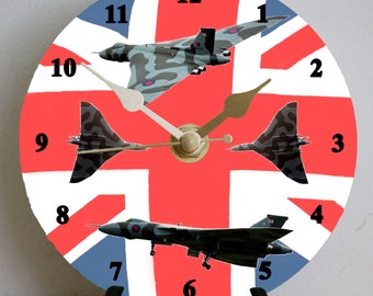 Vulcan Bomber Clock Kit: 12cm DIY Metal Clock