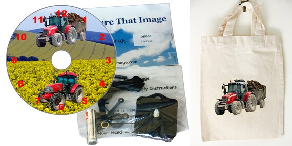 Small Cotton Bag Cockapoo Motif Party or Gift Bags Re-usable Size 21cm by 26cm