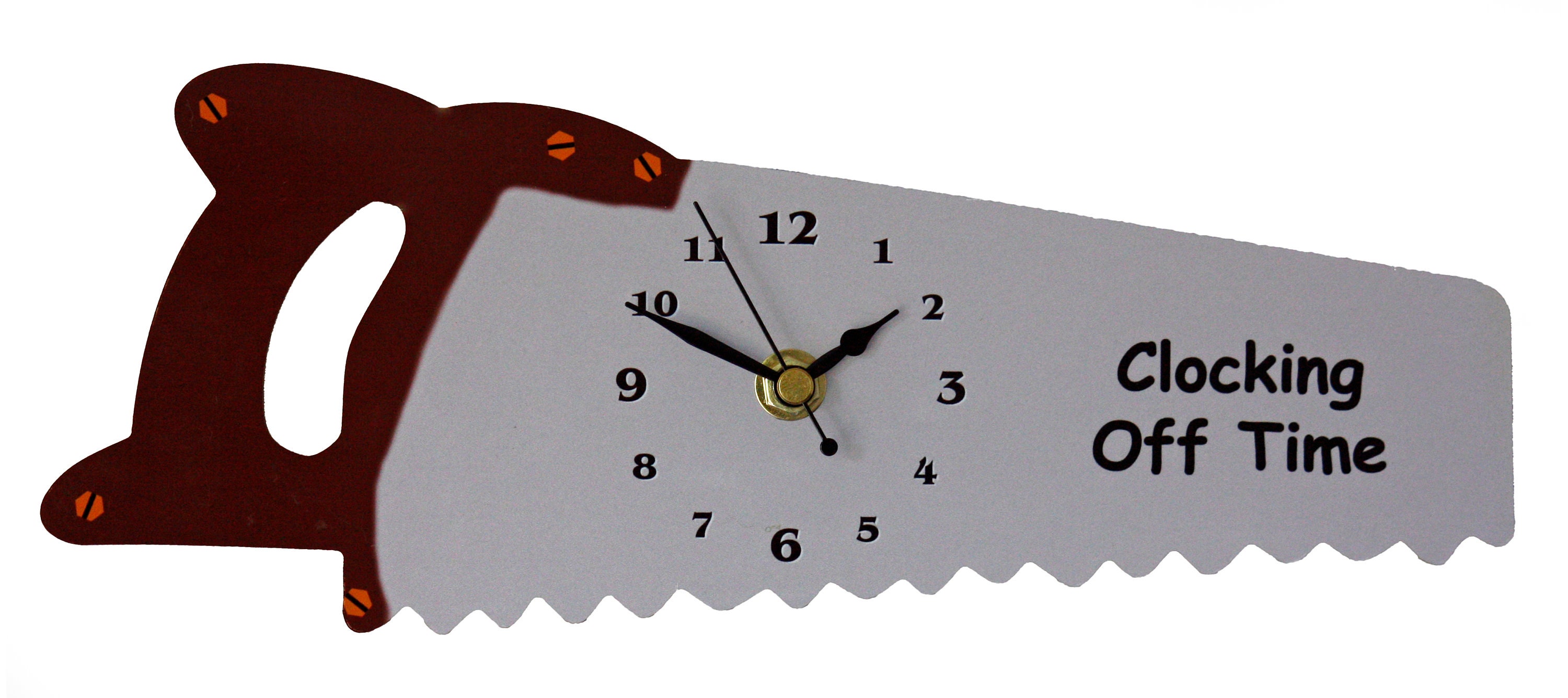 Hand Saw Wall Clock Etsy
