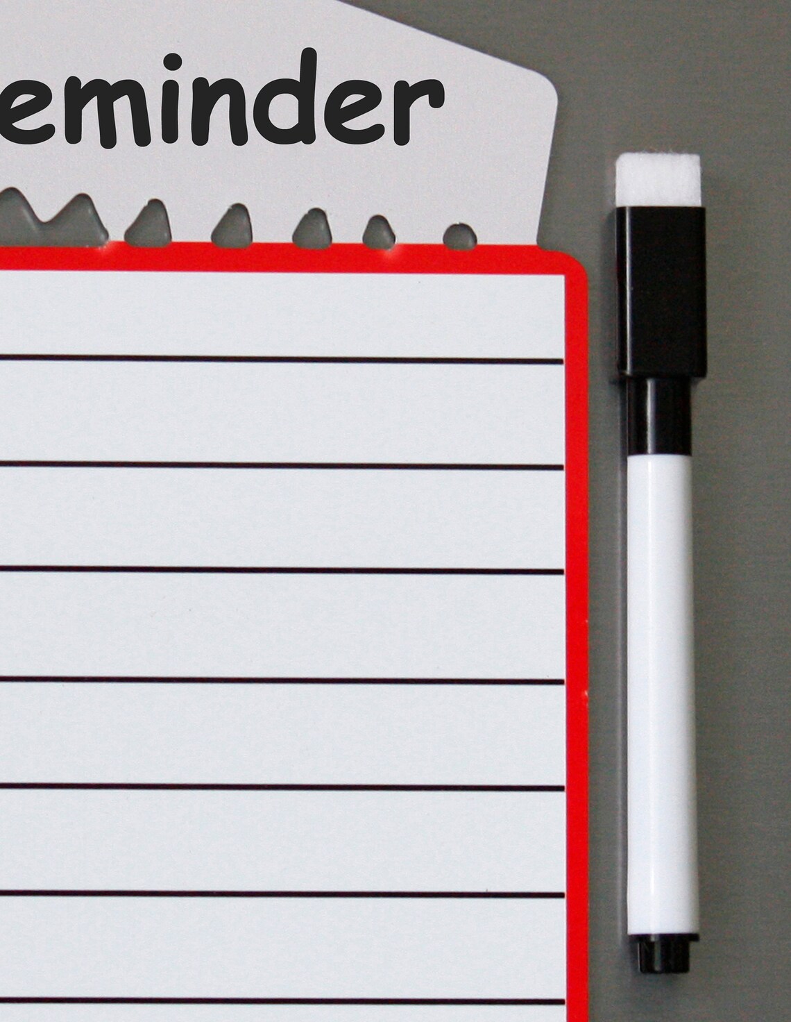 Fridge Dry Wipe Board to Do or Reminder List Includes Etsy