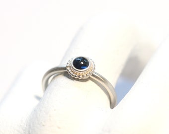 Safir Ring Silber Unikat