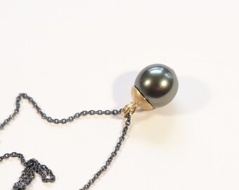 Necklace Tahiti Pearl 750 Gold