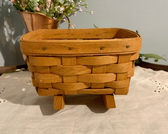 longaberger baby cradle basket