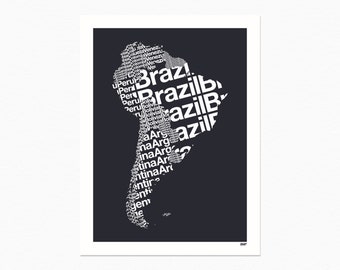 South America Print