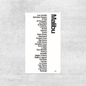 Malibu Print