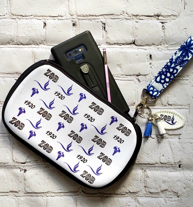 zeta phi beta makeup bag
