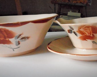 1973 Saucier/'s Hand Thrown Signature Pottery Bowl
