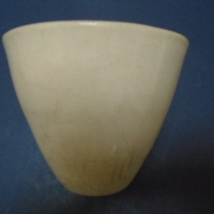 Antique French Stoneware Jelly / Jello Mold /  Rustic Farmhouse Round Ceramic Mould
