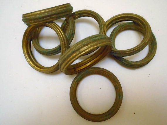 Curtain Ring Clips, Antiqued Brass - Farmhouse Wares
