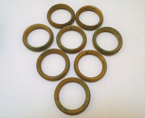 Curtain Ring Clips, Antiqued Brass - Farmhouse Wares