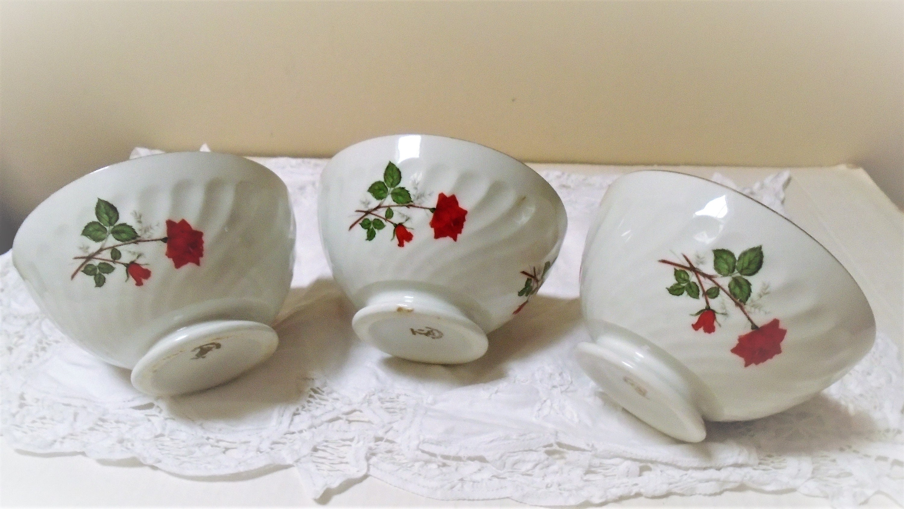 Acheter Un, Deux ou Trois Français Vintage Café Au Lait Bols, Sarreguemines-Digoin-Vitry | Sdv Année