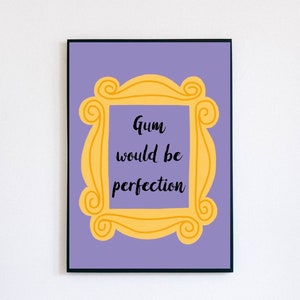 Friends poster- instant download- chandler bing