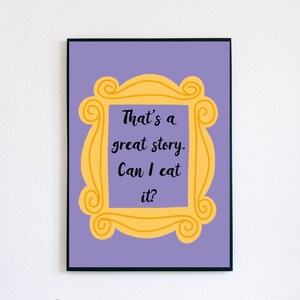 Friends Picture Frame Poster- instant download