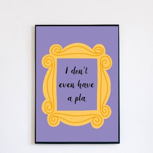 Friends poster- digital download-phoebe buffay