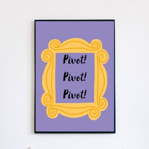 Friends poster picture frame- instant download