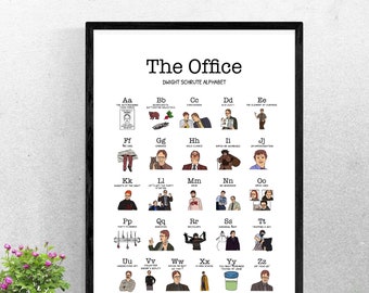 Printable Wall Art | The Office Dwight Schrute Digital Poster - A3 - 11x17 inches - Digital Download - Dwight Schrute dunder mifflin