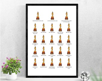 Printable Wall Art | The Office Dundies digital poster - A3 - 11x17 inches - digital download - Michael Scott Dwight Schrute  dunder mifflin