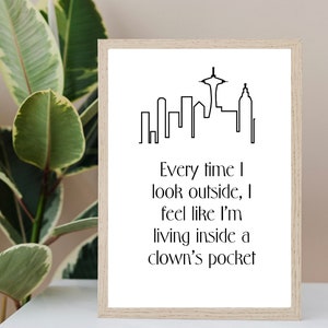 Frasier poster- instant download- tv show