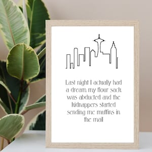 Cartel de Frasier Quote- descarga instantánea- grúa frasier